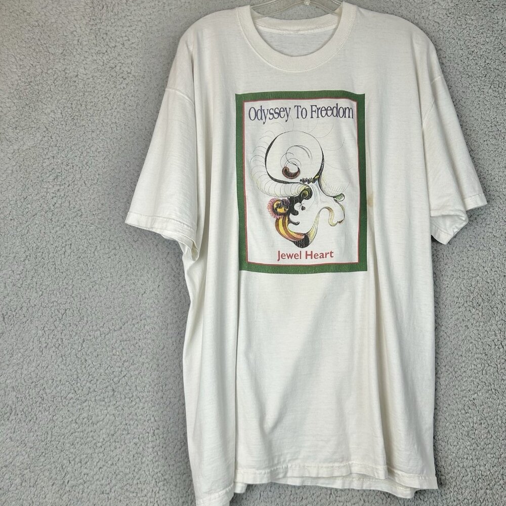 VTG Odyssey to Freedom Book Spiritualized Mind Size‎ 2XL Single stitch 90s